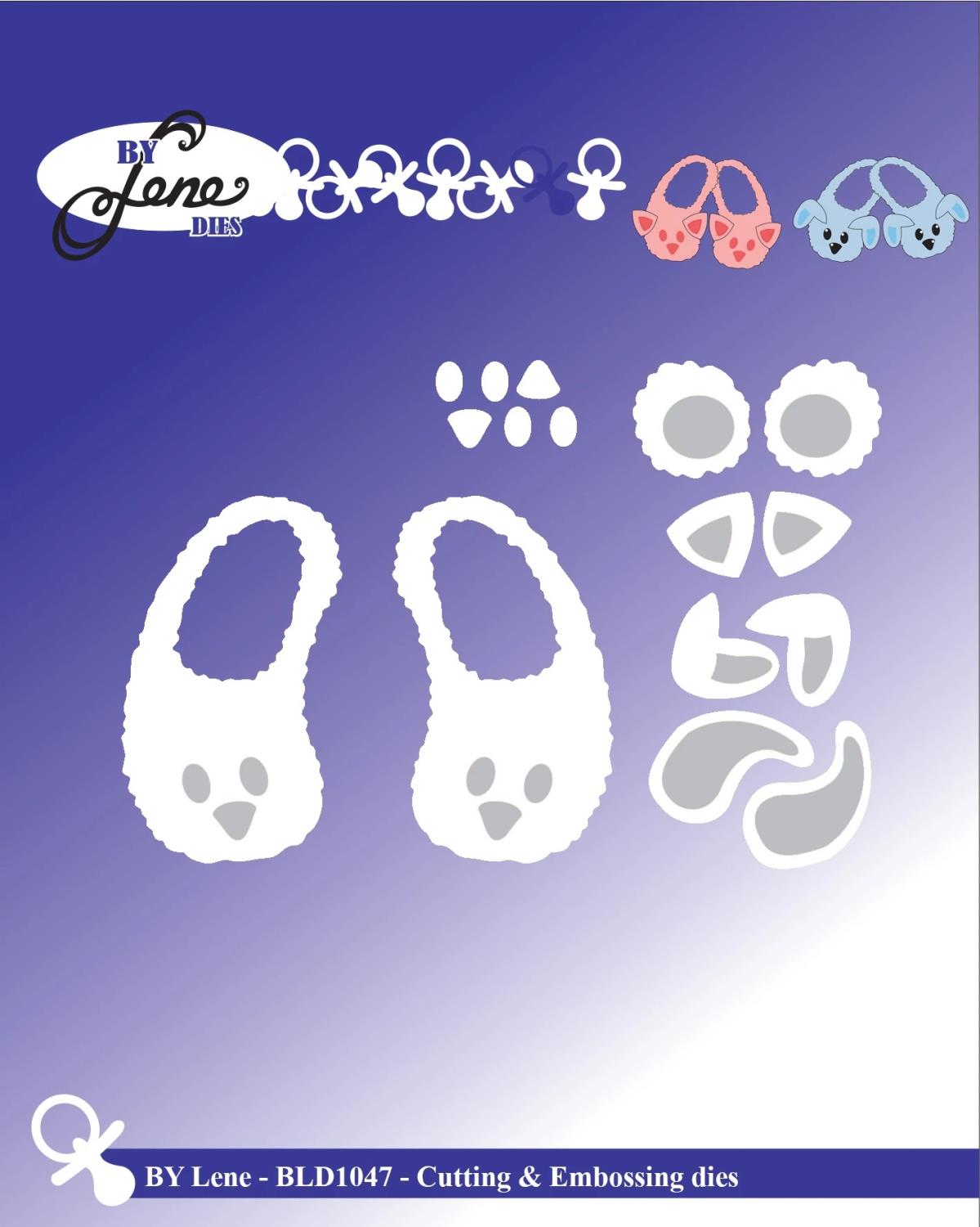 By Lene - Baby Slippers - Cutting & Embossing Dies