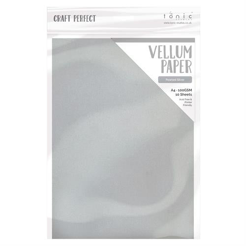 Tonic/Craft Perfect "Pearled Silver Vellum"