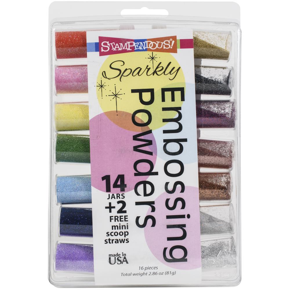 Stampendous Embossing Powder 14/Pkg sparky
