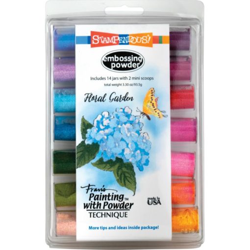 Stampendous Embossing Powder 14/Pkg Floral Garden