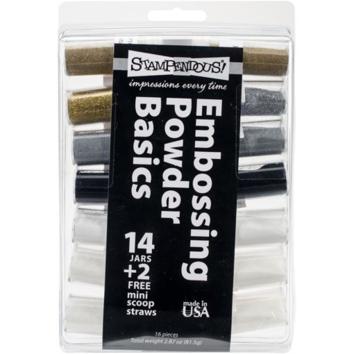 Stampendous Embossing Powder 14/Pkg Basics