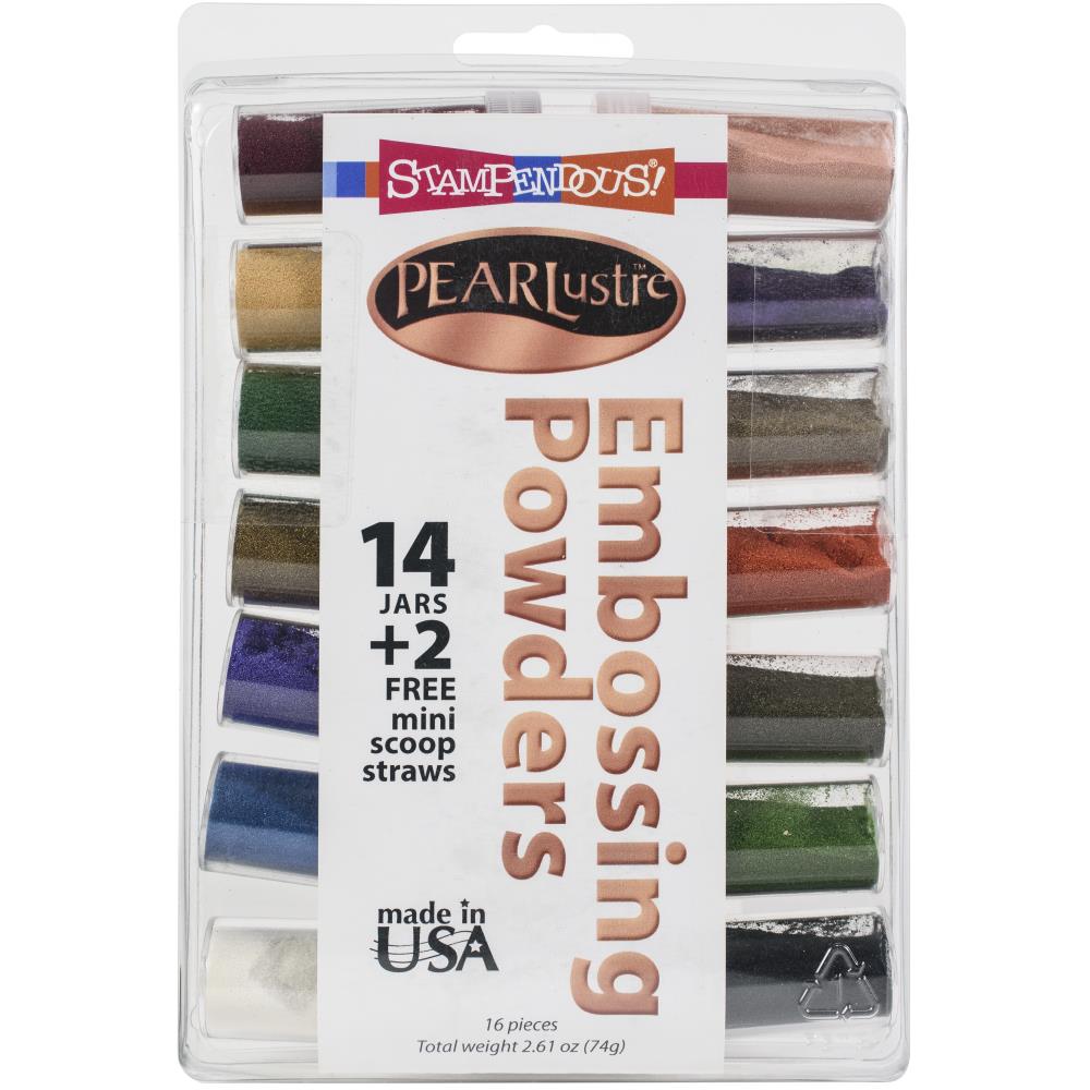 Stampendous Embossing Powder 14/Pkg Pearlustre