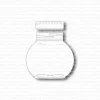 Gummiapan - Lite Glass med lokk - dies