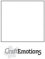 CraftEmotions smooth cardboard 100 Sh white A4 250gr