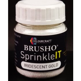 Brusho SprinkleIT Iridescent Gold 10g