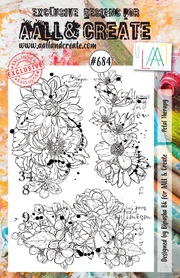 Aall&Create - A5 - #684-  Petal Therapy