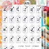 Aall&Create - A5 - #718 -  Tagged Alphabet