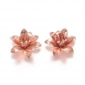 Blomst Rose gull 3d