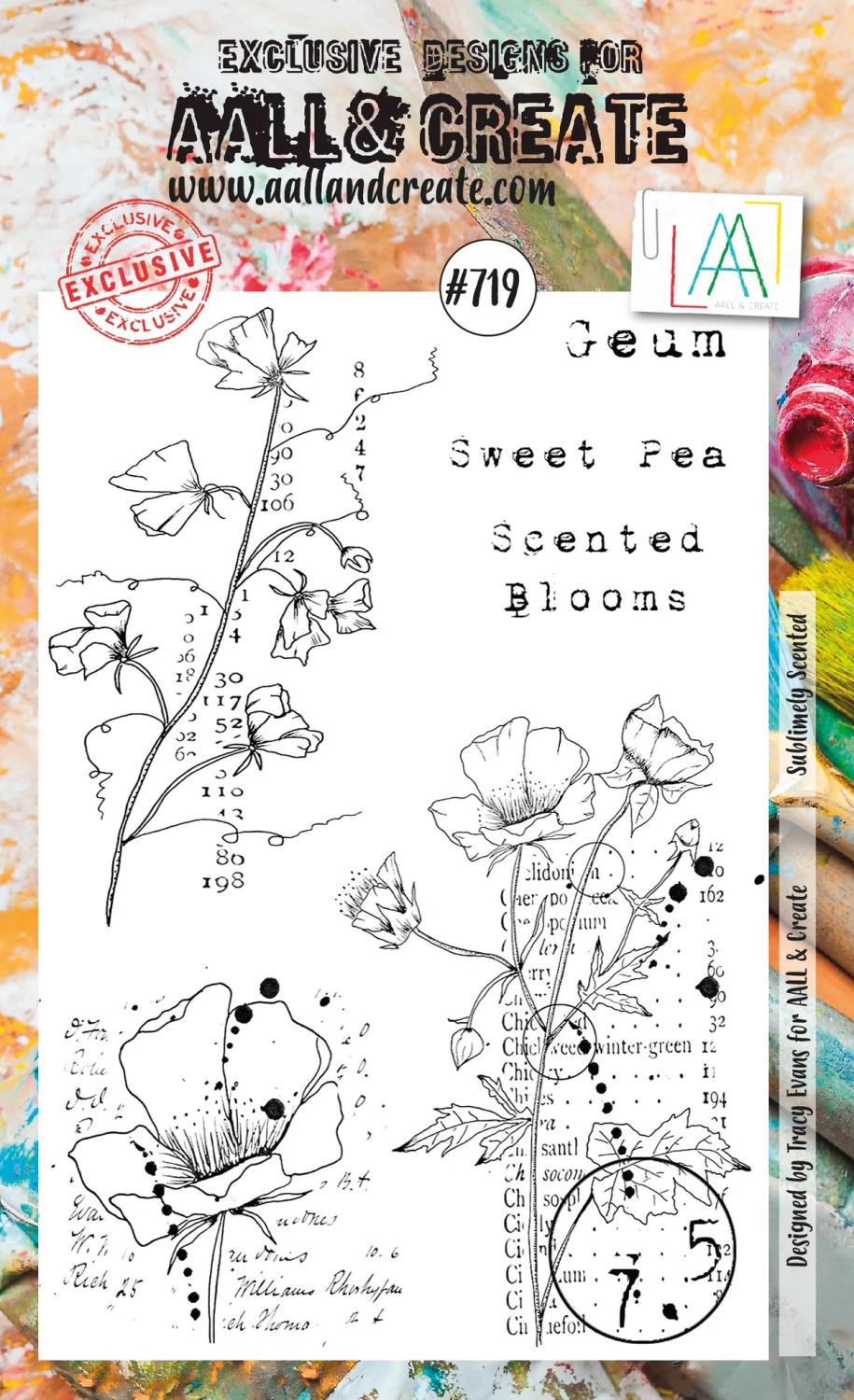 AAll&create - A6 STAMPS  - #719 - Sublimely Scented