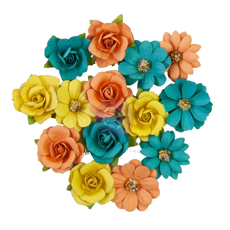 Prima Marketing Mulberry Paper Flowers - Stronger/Majestic