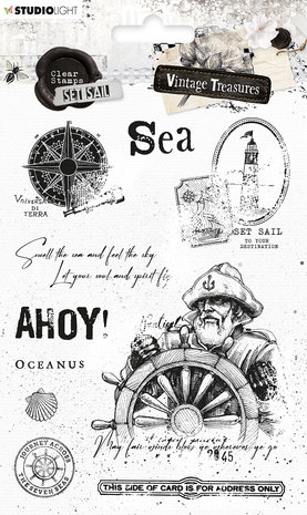 Studiolight  - Vintage Treasures Clear Stamps Set Sail
