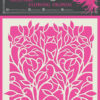 Pink ink Design - Flowing Fronds