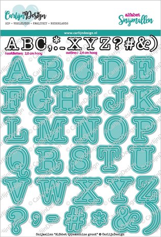 CarlijnDesign  - Alfabet med skygge