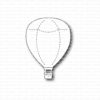 Gummiapan - Luftballong -dies