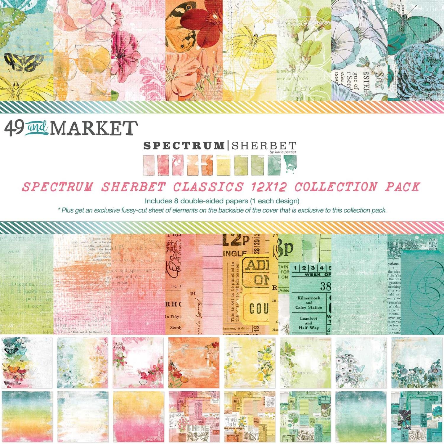 49 And Market Collection Pack 12"X12" - Spectrum Sherbet Classics