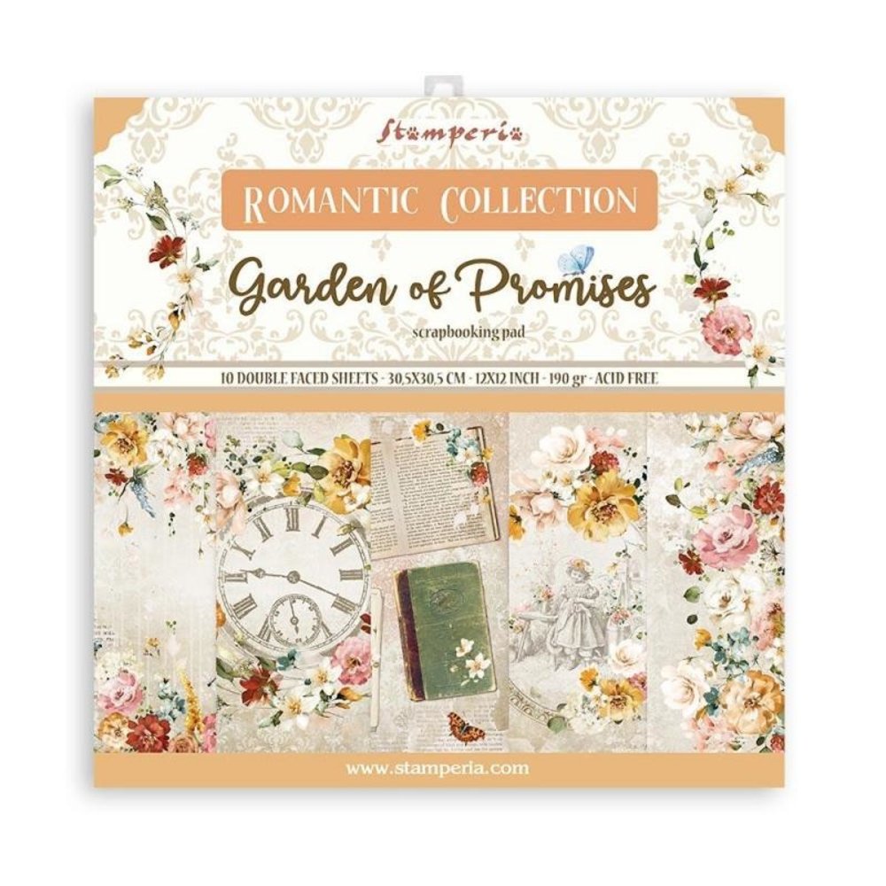 Stamperia - Garden of Promises 12x12 Inch Paper Pack