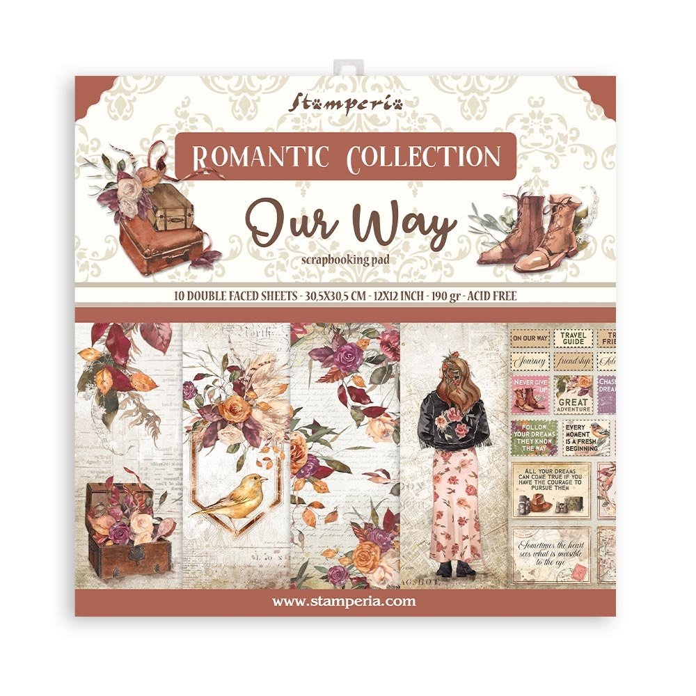 Stamperia - Our Way -  12x12 Inch Paper Pack