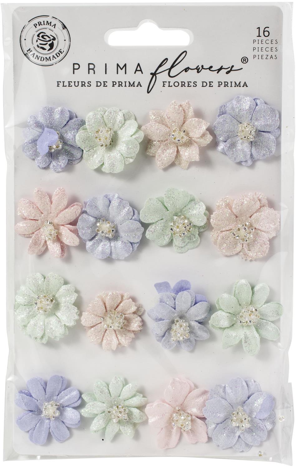 Prima Marketing Mulberry Paper Flowers - Pretty Tints/Watercolor Floral