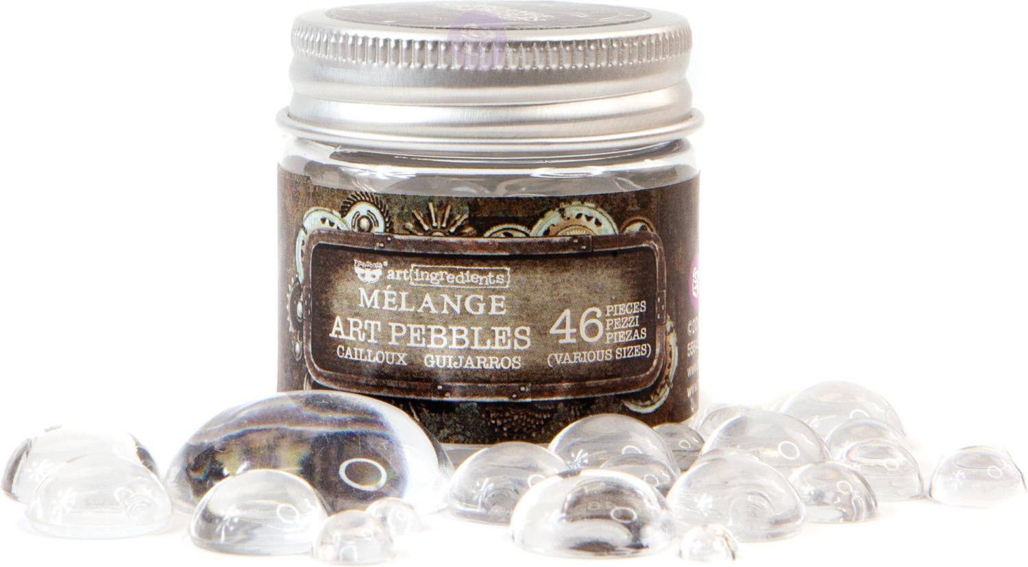 Finnabair Art Ingredients Melange Art Pebbles 46/Pkg