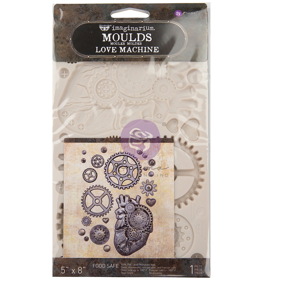 Prima - Finnabair Decor Mould - Steampunk Hearts