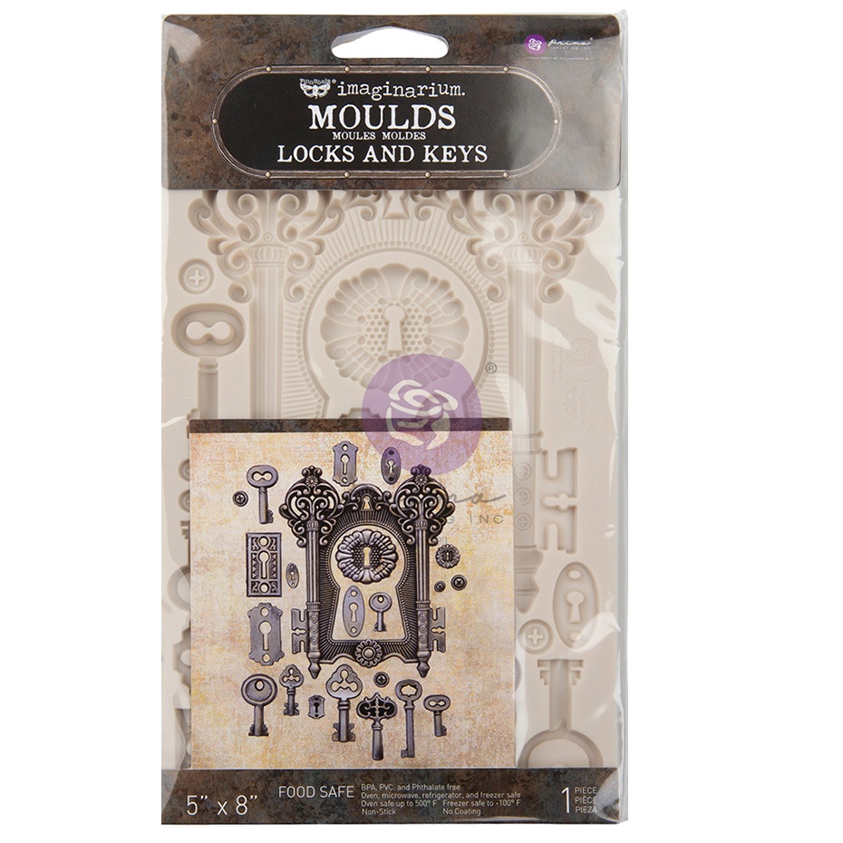 Prima - Finnabair Decor Mould - Lock and Keys