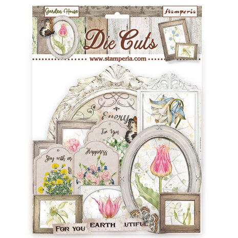 Stamperia - Romantic Garden House -  Die Cuts