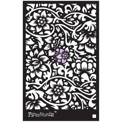 Finnabair - Prima Marketing Stencil 6"X9"- Bindweed Wallpape