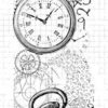 Studiolight - Vintage Clocks Grunge Stamps