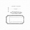 Gummiapan - Cinema Ticket - stempel