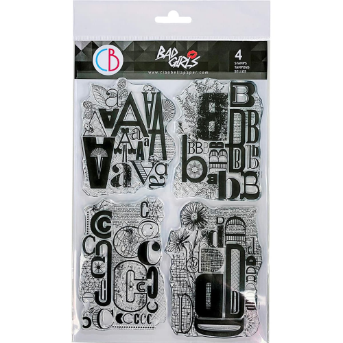 Ciao Bella - DESIGN LETTERS ABCD- CLEAR STAMP