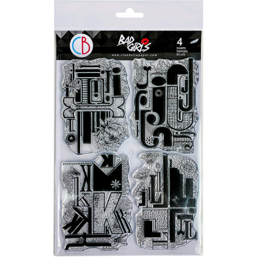 Ciao Bella - DESIGN LETTERS IJKL- CLEAR STAMP