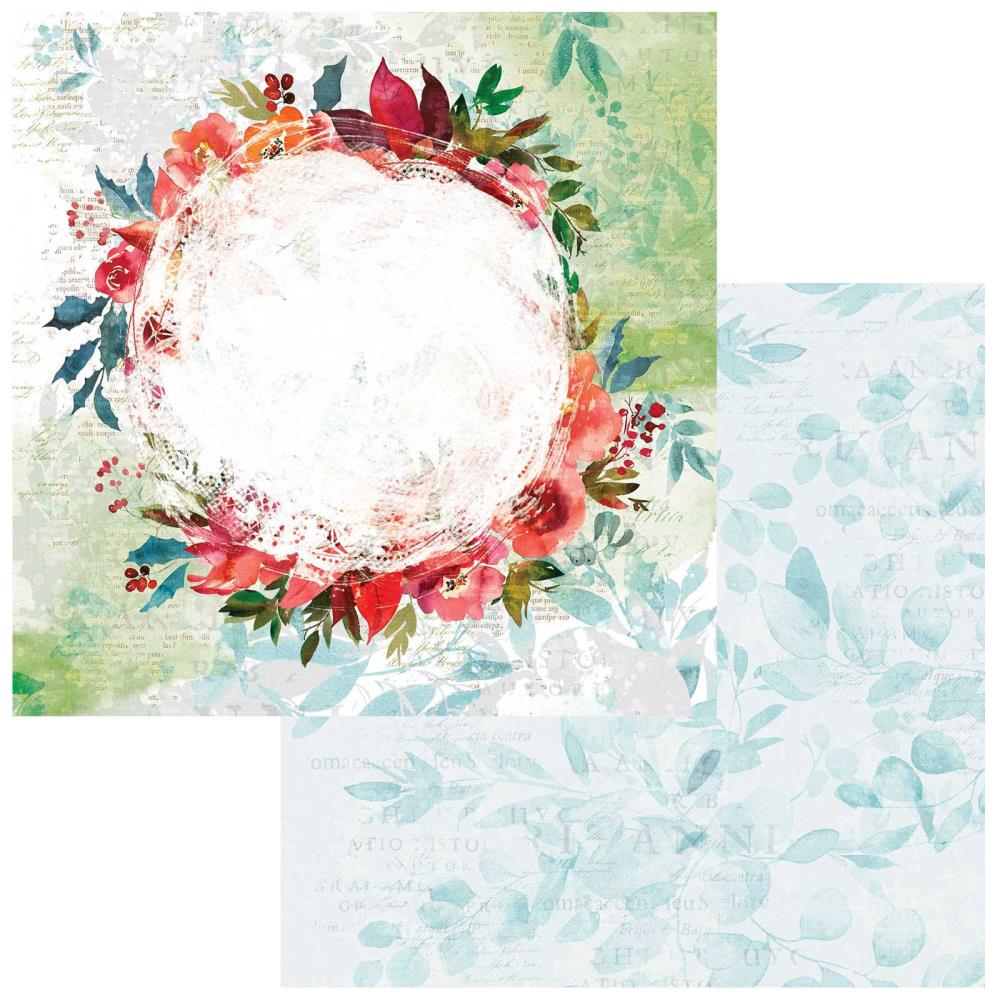 49 And Market 12"X12" - ARToptions Holiday Wishes - Wreath Of Hope