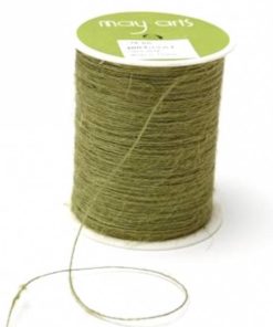 May Arts Burlap String 1mmX400yd - sage