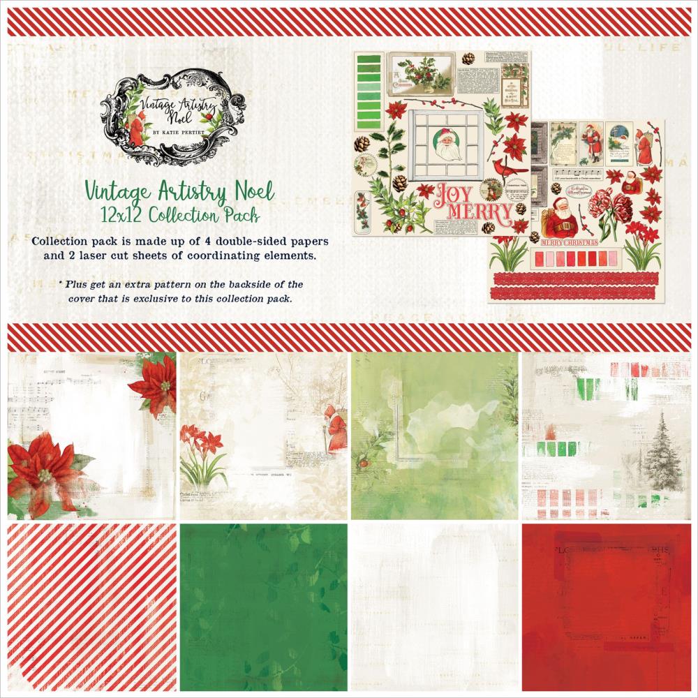 49 and Market - Vintage Artistry Noel - 12 x 12" Paper Pack