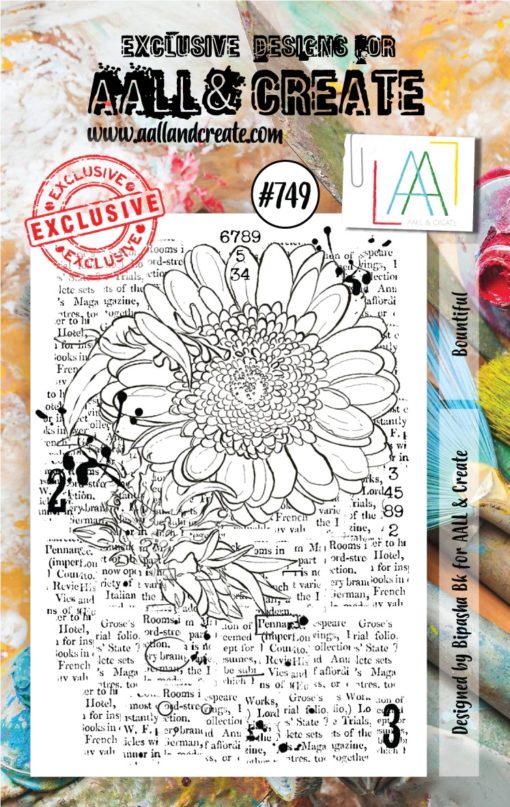 AAll&Create - Bountiful - #749- A7 STAMP -