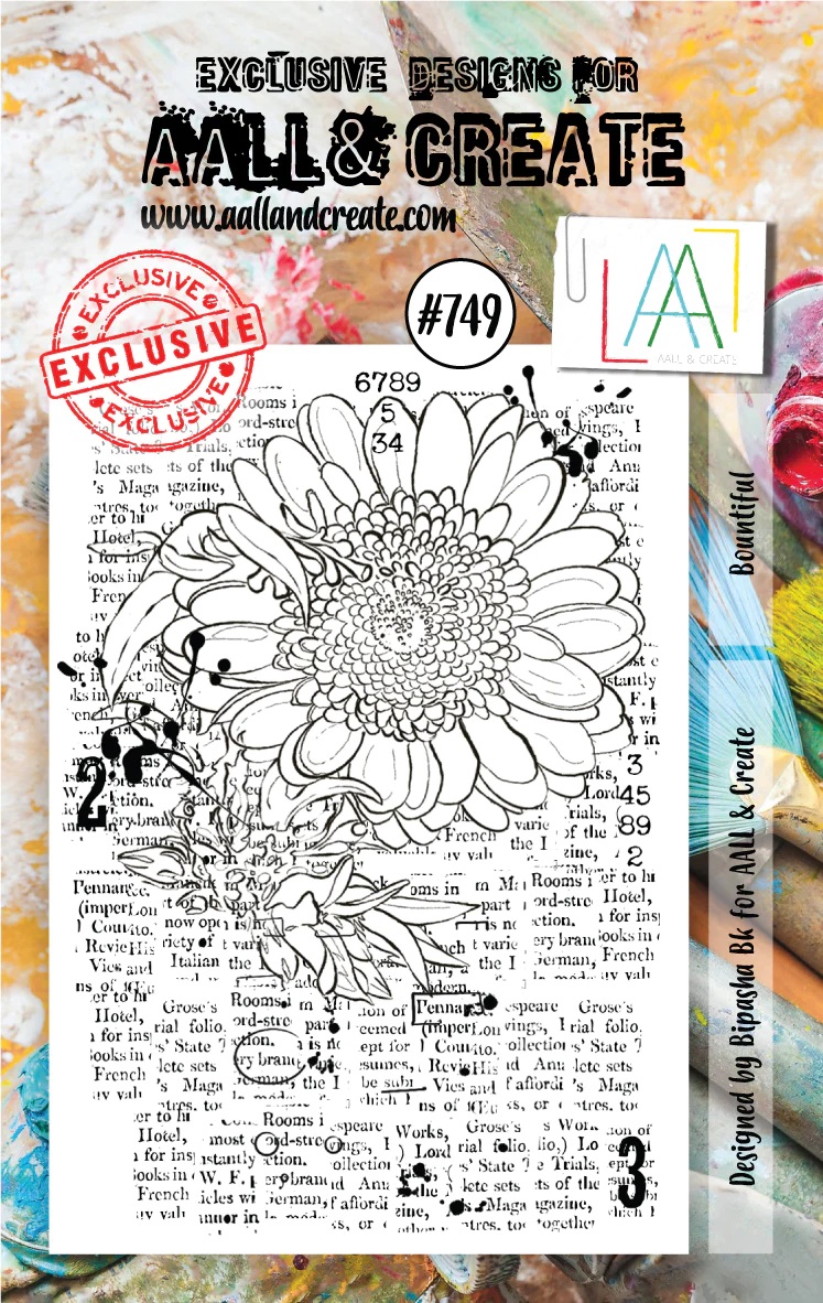 AAll&Create - Bountiful - #749- A7 STAMP -