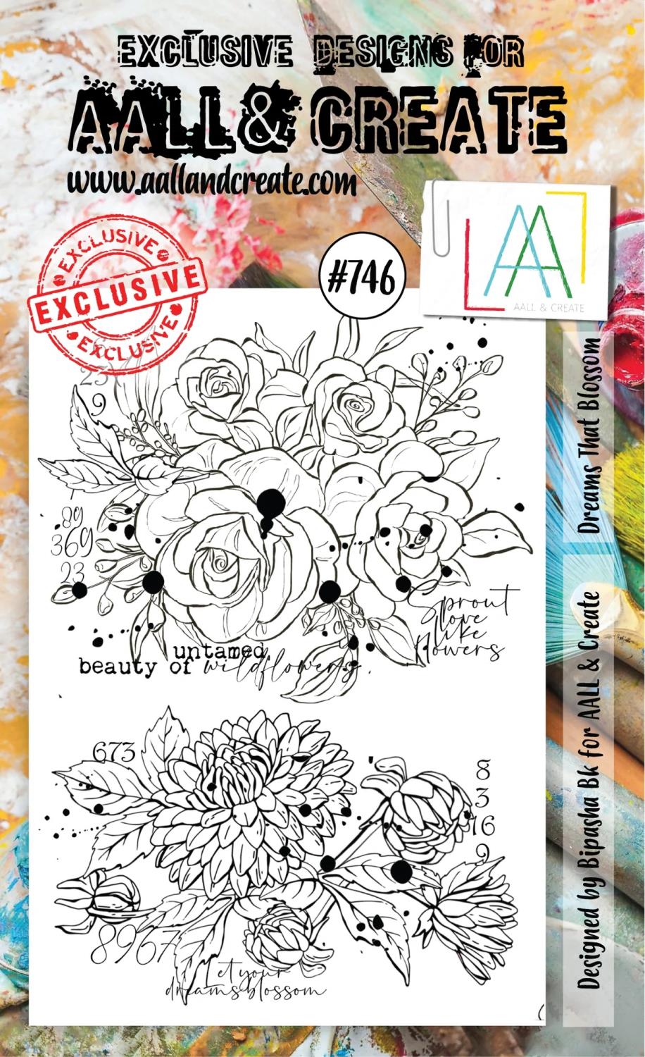 AAll&create - A6 STAMPS - #746 - Dreams That Blossom