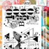 Aall&Create - A5 stempel - Geometric Butterflies - #730