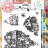 Aall&Create - A5 stempel - Heartly Home - #775