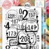 AAll&create - A6 STAMPS - #755 - Round Digits
