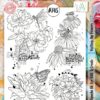 Aall&Create - A5 stempel - Visiting The Flowers - #745