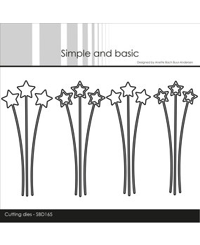 Simple and Basic - Decorative Star Branches Cutting Dies