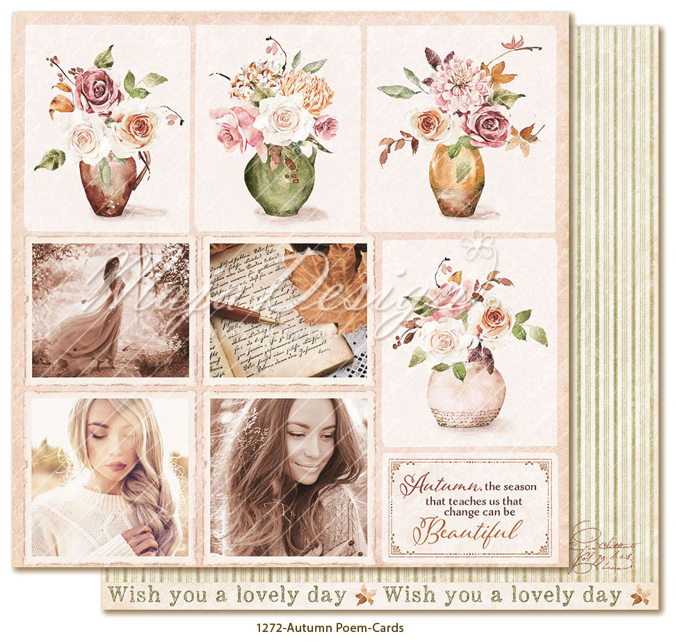 Maja Design - Autumn Poem - Cards - 12 x 12"