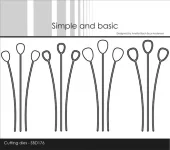 Simple and Basic - Decorative Drop Branches Cutting Dies
