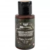 Art Alchemy By Finnabair - Liquid Acrylic - Tiger Orange
