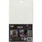 Finnabair - Prima Marketing Stencil 6"X9"- Floral net