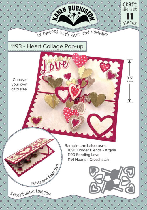 Karen Burniston Dies - Heart Collage pop-up 1193