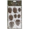 Finnabair Mechanicals Metal Embellishments - Rusty Monstera