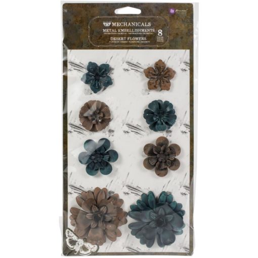 Finnabair Mechanicals Metal Embellishments - Desert Flowers