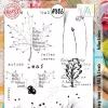 Aall&Create - A5 stempel - Fallen Leaves # 806